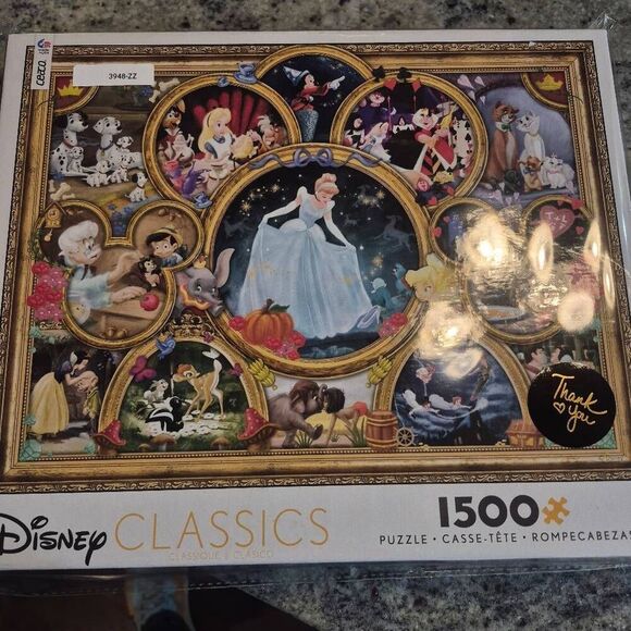 Ceaco Disney Classics 1500 pc Jigsaw Puzzle, Box slightly damaged - Picture 2 of 7
